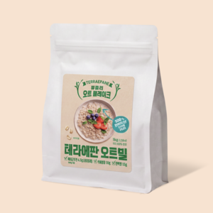 테라에판 오트밀 롤드오트 핀란드산 귀리 100%, 1개, 1kg
