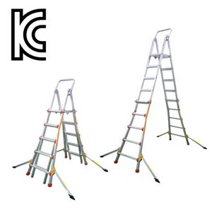 트러스텝 5단(NS-05) 작업 안전 발판 말비계형 영도 사다리, 1개