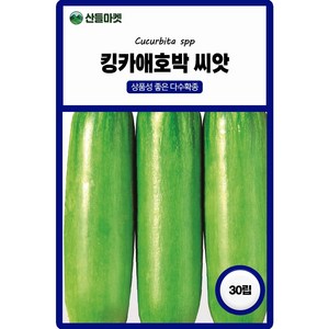 아시아종묘 킹카애호박 씨앗 30립 다수확 애호박씨 종자, 1개