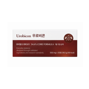 퓨렉신 우로비콘 UBR01 54.6%, 퓨렉신 우로비콘 30정 X 1박스 UBR01 54204, 1개, 30정