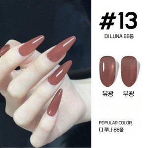 [디루나] 컬러젤 88종 시럽젤 자석젤 젤네일 낱개, 1개, 디루나 88종 #13