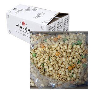 먹꾸먹꾸 레인보우 마카로니 뻥튀기 과자 550g 1박스, 1개