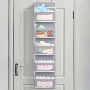 유앤미 다용도 문걸이 포켓 수납함 그레이, R98450G(그레이, 1개