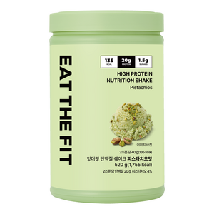 잇더핏 단백질 쉐이크 대용량(피스타치오맛), 1개, 520g