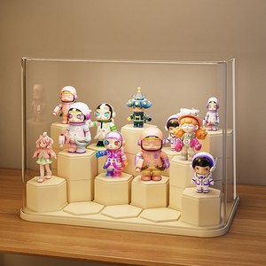 아크릴 피규어 진열장 투명 방진 전시 케이스, 1개