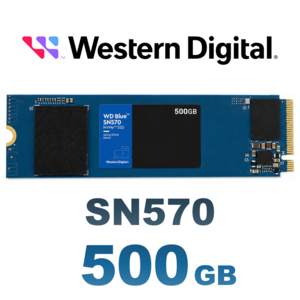 WD Blue SN570 NVMe SSD M.2 2280, WDS500G3B0C, 500GB