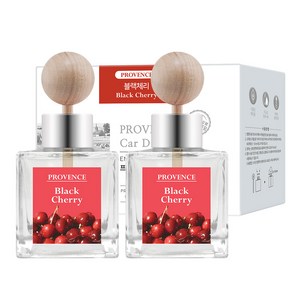더허브샵 프로방스 카 디퓨저 50ml 본품, 블랙체리, 2개