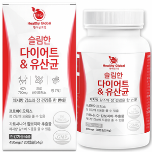 다이어트 유산균 체지방 감소 체지방컷 17 슬림핏 유산균 식약처인증, 1개, 120정