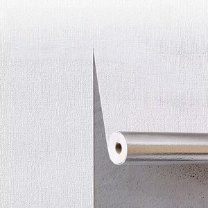 자체점착 벽지 리넨 무지 벽스티커 방수 방습 셀프시공 벽지 리폼 인테리어 벽지, 흰색