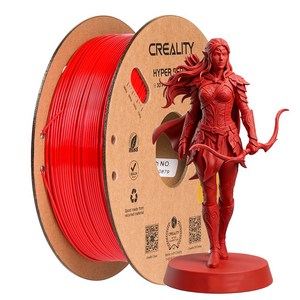 Creality 크리알리티 3D 프린터용 Hyper PETG 고속 인쇄 소모품 Hyper PETG 소모품 액세서리 1.75mm 1kg, 빨간색, HYPER SERIES