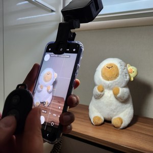 슈퍼샵 led 핸드폰 조명+ 사진 리모콘, 1세트, LH-94347