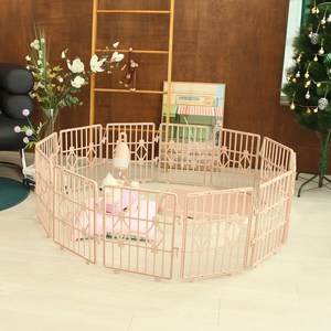 페페츠 강아지 울타리 ( 35cm * 39cm ) 12p 핑크, 1개