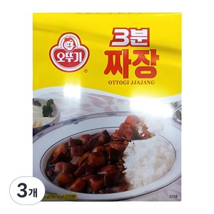 오뚜기3분 짜장, 200g, 3개