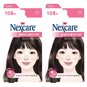 3M 넥스케어 블레미쉬 클리어 커버, 108개입, 2개