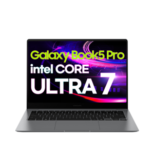 [삼성전자 공식파트너] 갤럭시북5 프로 NT940XHA-K71AR 인텔 울트라7 AI 터치스크린 사무용 고사양 영상편집 윈도우11 노트북, WIN11 Home, 32GB, 512GB, 그레이