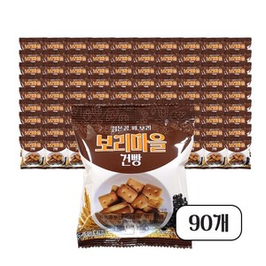 금풍제과 검은콩깨 보리건빵, 30g, 90개