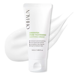 오하운 그린티 포어 타이트닝 수딩 크림, 1개, 100ml