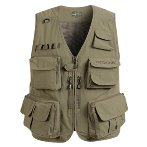 Makone 남성 봄 가을 캐주얼 야상 빅사이즈 멀티포켓 메쉬 베스트 조끼