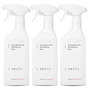생활공작소 뿌리는 곰팡이 제거제, 750ml, 3개