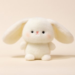 네이처타임즈 귀여운 동물 친구들 인형, 18cm, 토끼, 1개