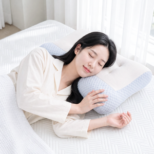 KURUA 냉감 경추베개 여름 쿨베개, 블루