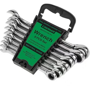 GRERNER 기어라쳇렌치 스패너세트 8PCS 1세트 8개