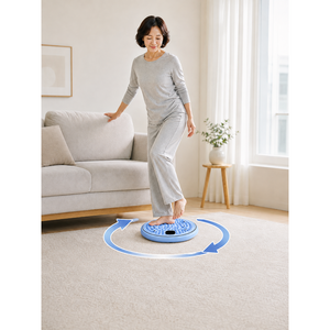 SHUNFU 360도 회전 홈트 완벽한 바디 루틴 다이어트 발지압 스텝퍼, 1개, 스카이블루