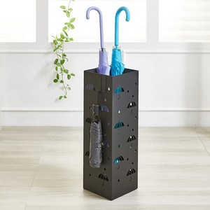 가정용 철제 모던 인테리어 사각 현관 대용량 우산꽂이, 모던블랙, 1개