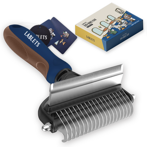 독스랩 강아지 털갈이 빗 디디브러시 엉킨털 죽은털 제거 고양이, 디디브러시 S (9cm), 1개