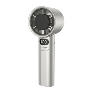 Darlisex 무선 휴대용 손선풍기 120단 파워풍량, 흰색, USB