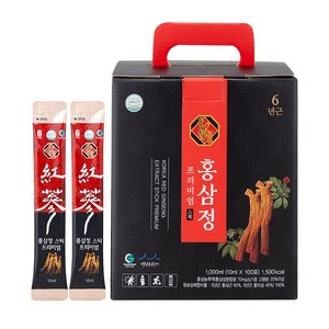 풍기농부 홍삼정스틱프리미엄100포, 1박스, 1L