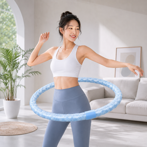 유또 뱃살 다이어트 스프링 훌라후프 홈트 운동, 블루, 1개, 2kg