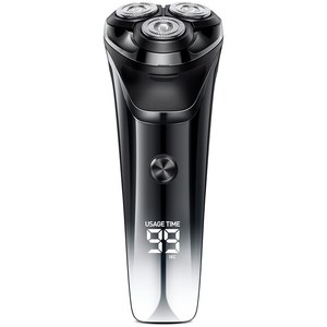 LifeSync FK373 남자 전기면도기 3헤드 생활방수 건식 습식 면도 트리머 포함 남성 선물 추천, 블랙 그라데이션