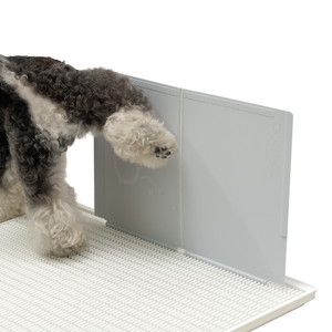 독톡 배변판 전용 마킹수비대 수컷 강아지 가림막, 라이트그레이, 1개