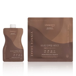 비너티 단백질 비너쉐이크 맛있는 다이어트 식사대용 프로틴 단백질 파우더 더블초코, 1개, 200g