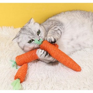 츄르몽 당근 이갈이 고양이 장난감, 4개, 당근(큰2,작은2)