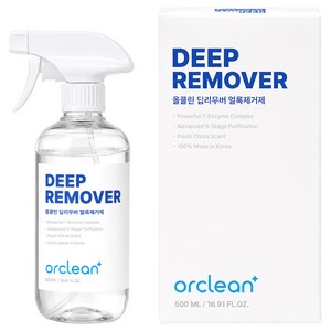 올클린 딥리무버 고농축 아기 의류 얼룩제거제, 1개, 500ml