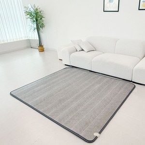 (주)한일의료기 헤링본 그레이 전기장판 전기매트, 2인용(150x183cm)
