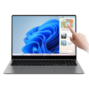 삼성전자 갤럭시북5 프로 NT960XHA-K51A 인텔 울트라5 16인치 고해상도 AI 코파일럿+ 윈도우11 터치 스크린 직장인 대학생 노트북, WIN11 Home, 16GB, 512GB, 그레이
