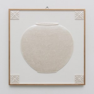 국산 달항아리 액자 풍수인테리어 그림액자 이사 개업선물, 달항아리_펄 액자