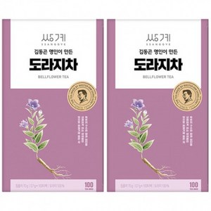 쌍계명차 김동곤 명인이 만든 도라지차, 700mg, 100개입, 2개