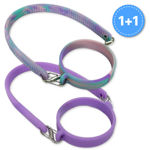 아이셀로 스타벅스 스탠리 호환 실리콘 텀블러 스트랩, 1세트, 퍼플