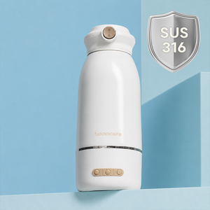 붐케어 메디클린 휴대용 분유포트 100도가열 텀블러 살균 500ml