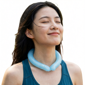 오디너 아이스 쿨링 넥쿨러 목쿨러 넥밴드 1+1, 2개, 베이비핑크
