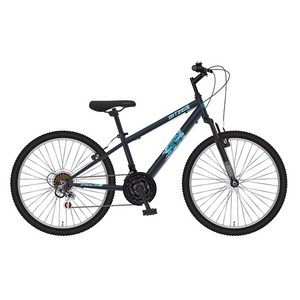 스마트 BH MT200 24인치 21단 앞서스펜션 MTB 자전거, 다크실버 미조립