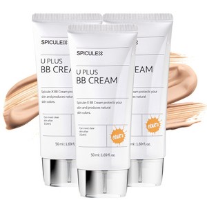 스피큘엑스 밀착 커버 유플러스 BB 크림, 50ml, 3개