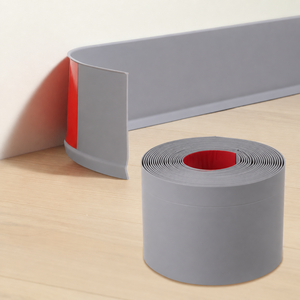 무드) PVC 걸레받이 몰딩, 1개, 그레이 8cm