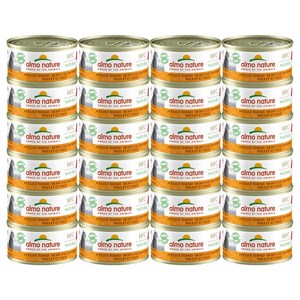 알모네이쳐 고양이 주식캔, 70g, 24개, 닭+참치