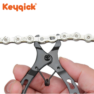 KEYQICK 휴대용 자전거 체인링크 공구 빠른 분리 결합 체인커터 자전거 수리 도구 1개, 블랙