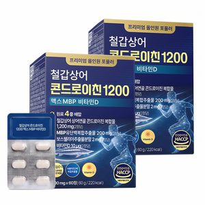 철갑상어 콘드로이친 1200 MBP 식약청 HACCP 닥터베닛, 1개, 60정